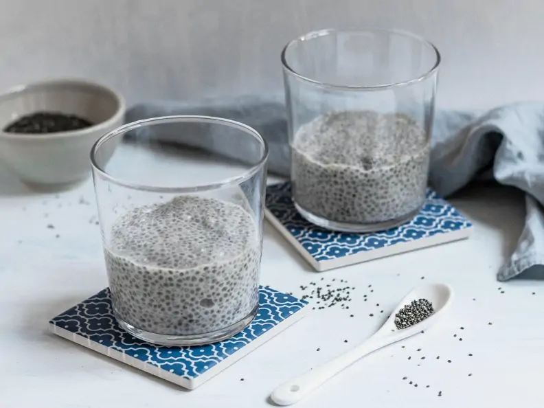 Chiapudding im Glas
