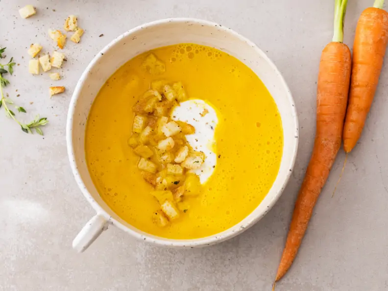 Karotten-Kamillen-Suppe