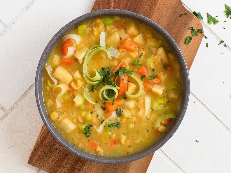 Gelbe Erbsensuppe