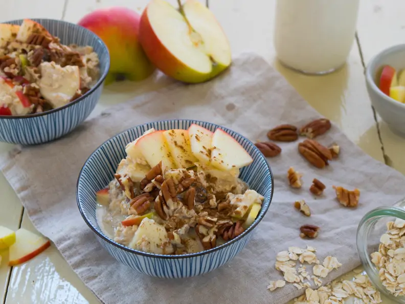 Overnight Oats mit Äpfeln