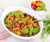 Vegetarischer Nudelsalat