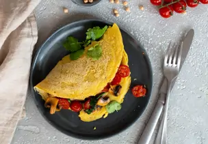 Veganes Omelette