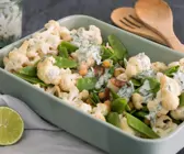 Blumenkohl-Salat mit Kichererbsen