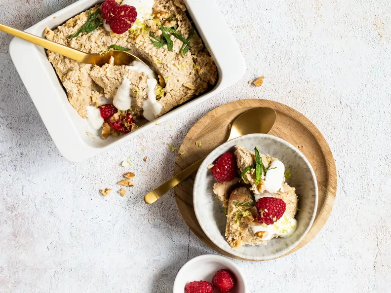 Baked Oats ohne Banane
