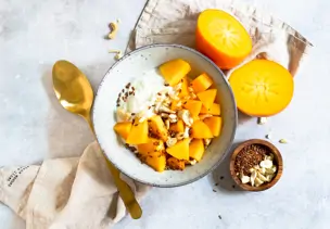 Kaki-Kokos-Skyr
