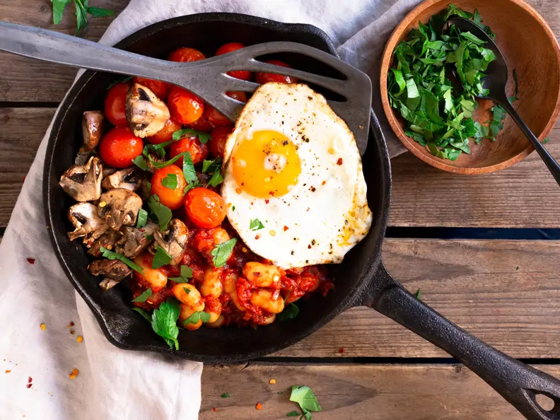 Englisches Frühstück – vegetarisch