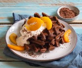 Belgische Hafer-Schoko-Waffeln