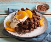 Belgische Hafer-Schoko-Waffeln