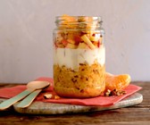 Overnight Oats mit Mandarinen