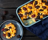 Baked Oats mit Brombeeren