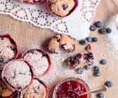 Frühstücks-Muffins mit Blaubeeren
