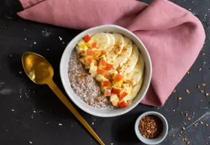 Leinsamen-Pudding