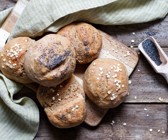 Smarte Dinkel-Vollkornbrötchen