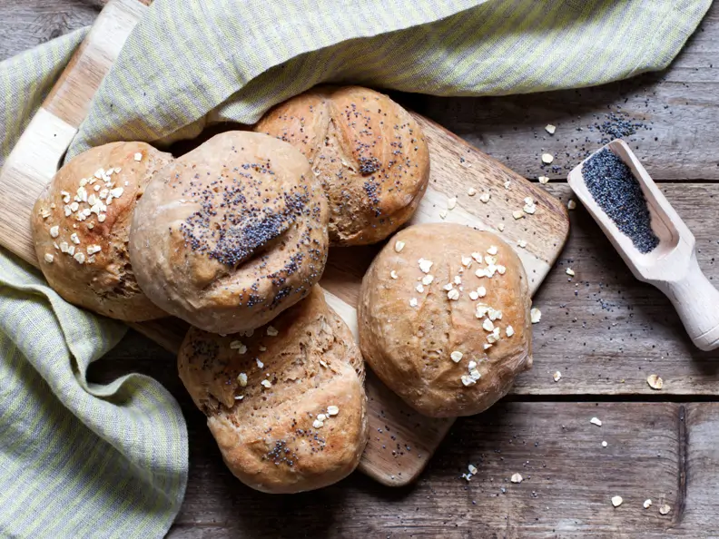 Smarte Dinkel-Vollkornbrötchen