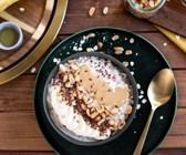 Overnight-Oats mit Banane und Erdnussmus