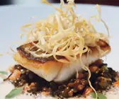Zander mit Linsengemüse