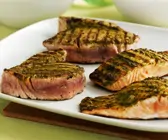 Gegrillte Fischsteaks