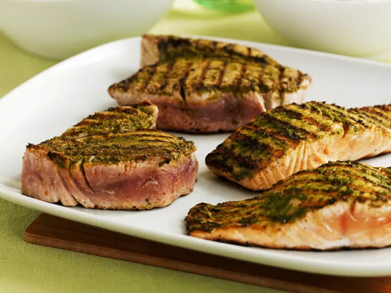 Gegrillte Fischsteaks