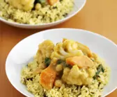 Indisches Gemüse-Curry mit Reis