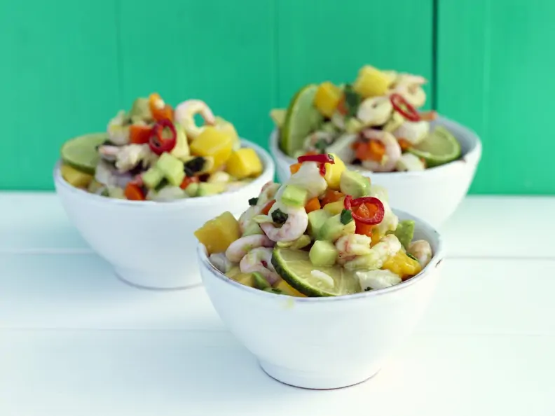 Shrimps Salat