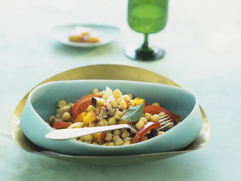 Kichererbsen-Kürbis-Curry mit Tomaten