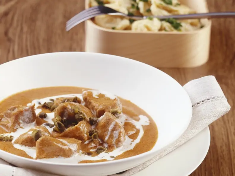 Gulasch aus Kalbfleisch