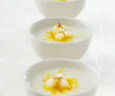 Blumenkohlcremesuppe mit Safran