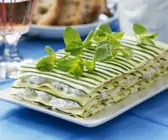 Zucchini-Lasagne mit Frischkäse