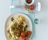 Seelachs mit Pesto-Haube