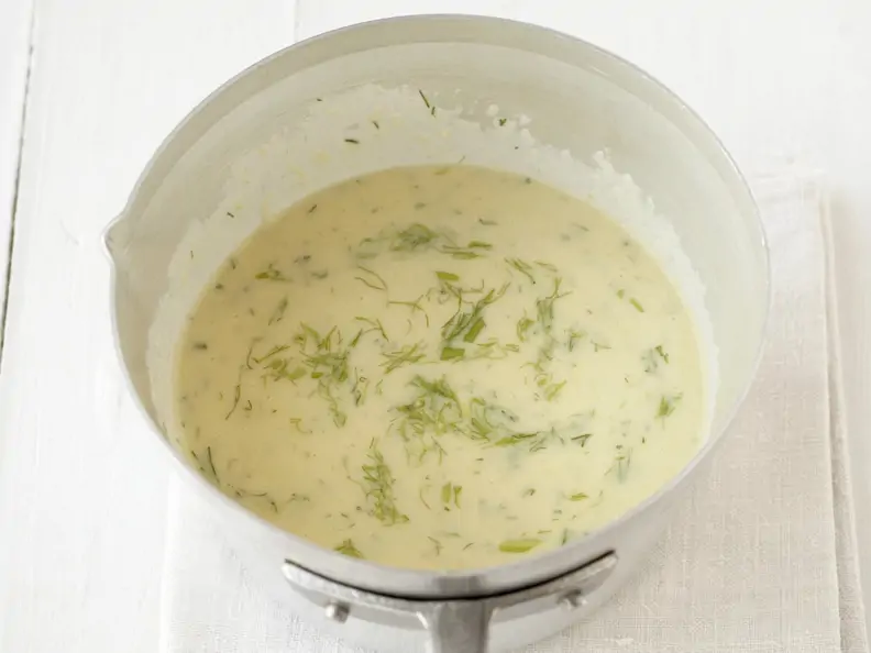 Holländische Soße mit Fenchel