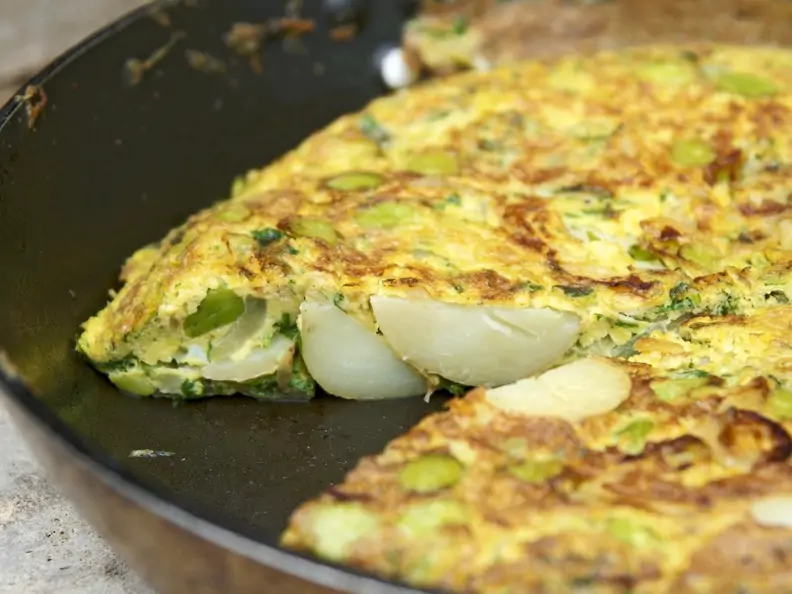 Tortilla mit Kartoffel