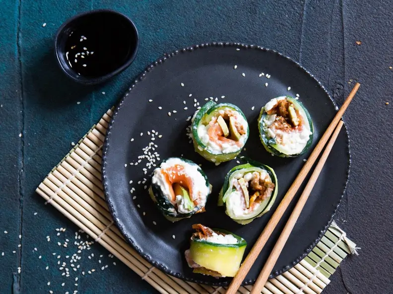 Zucchini-Sushi