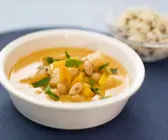 Kichererbsen-Aprikosen-Curry mit Mandeln