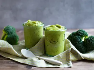 Brokkoli-Kartoffel-Lachs-Brei