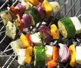 Halloumi-Gemüse-Spieße