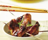 Chicken Wings auf asiatische Art mariniert