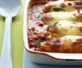 Hähnchen-Gratin mit Mozzarella