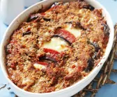 Auberginengratin mit Mozzarella