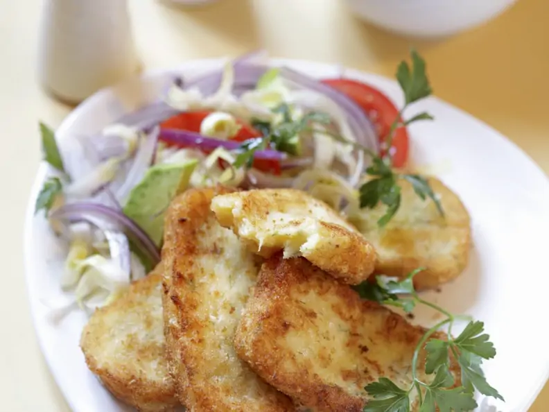 Kartoffelpuffer mit Salat