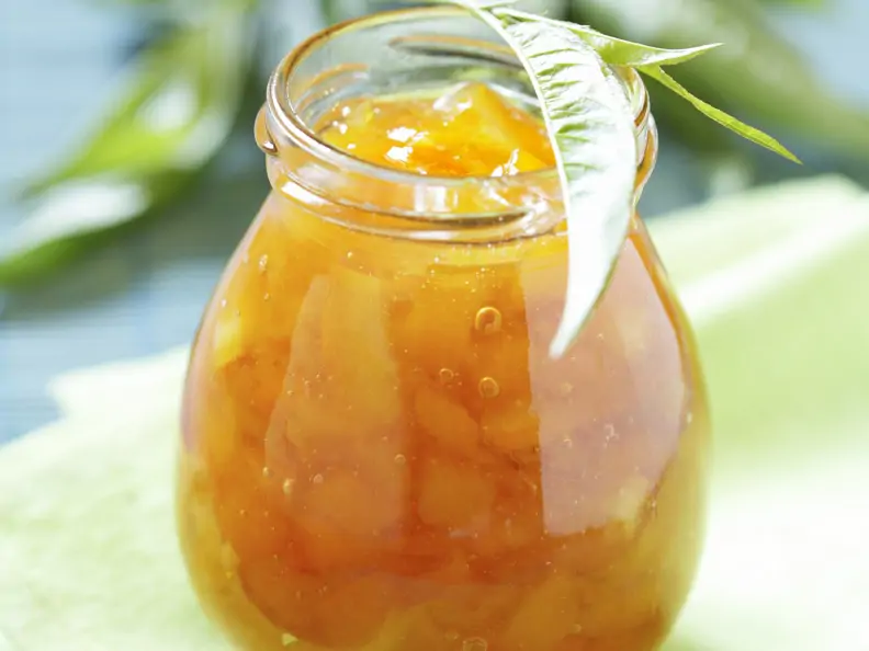 Orangen-Pfirsich-Konfitüre