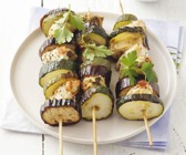 Hähnchen-Zucchini-Spieße