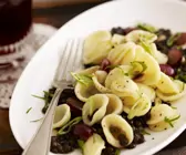 Pasta mit Balsamico-Linsen-Gemüse