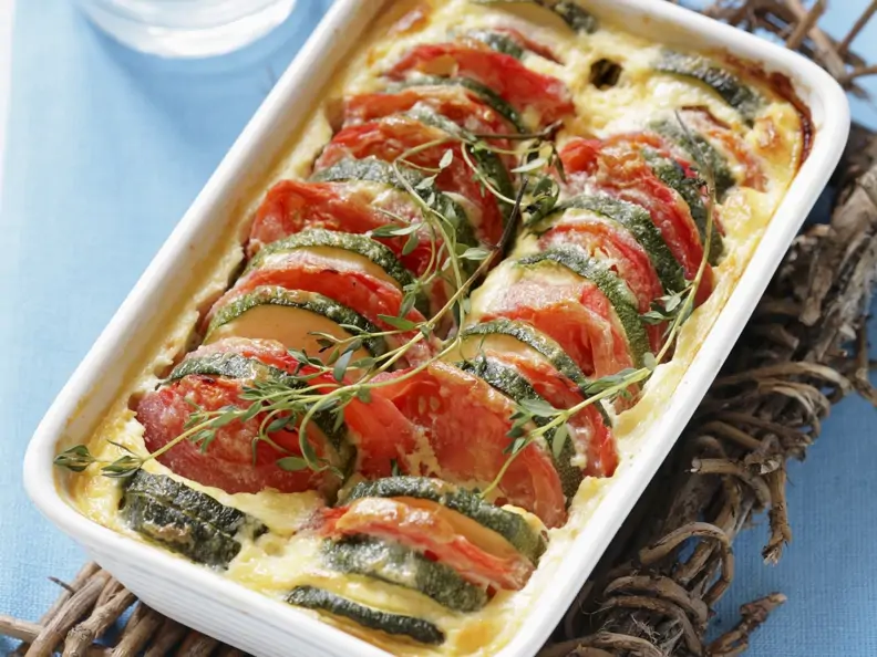 Tomaten-Zucchini-Auflauf