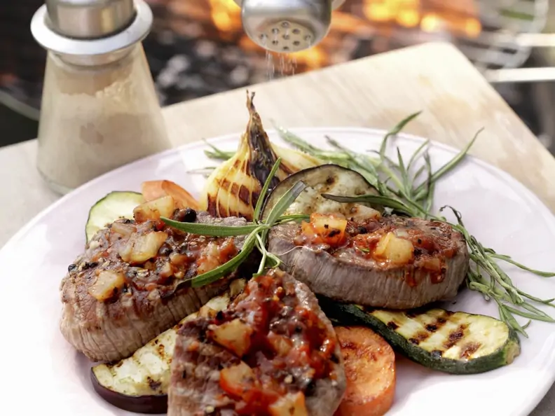 Rindersteaks vom Grill