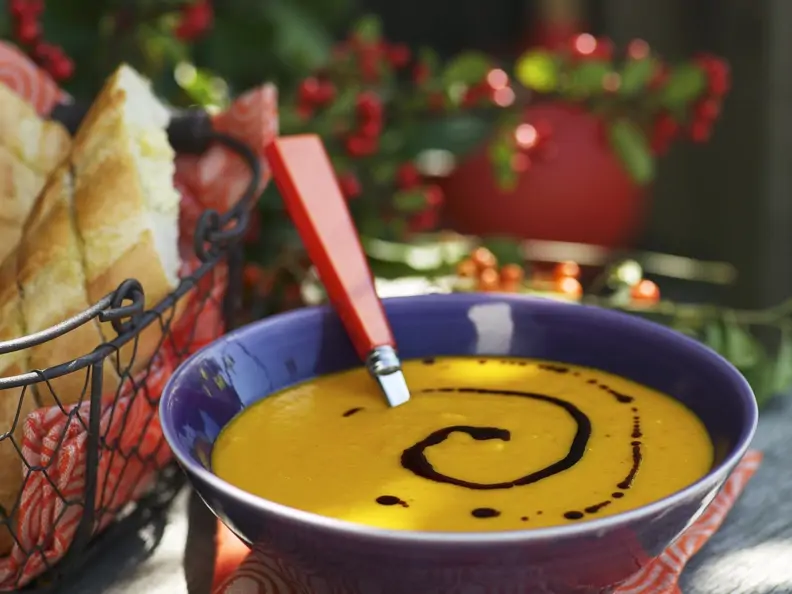 Cremige Kürbissuppe