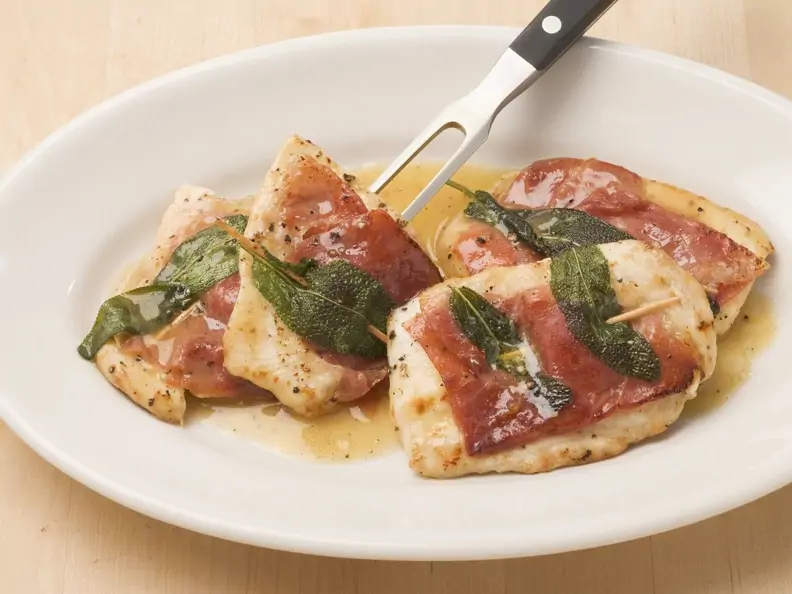 Saltimbocca vom Hähnchen