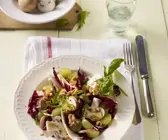 Radicchio-Pilz-Salat mit Trauben