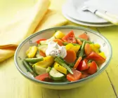 Zucchini-Paprika-Pfanne