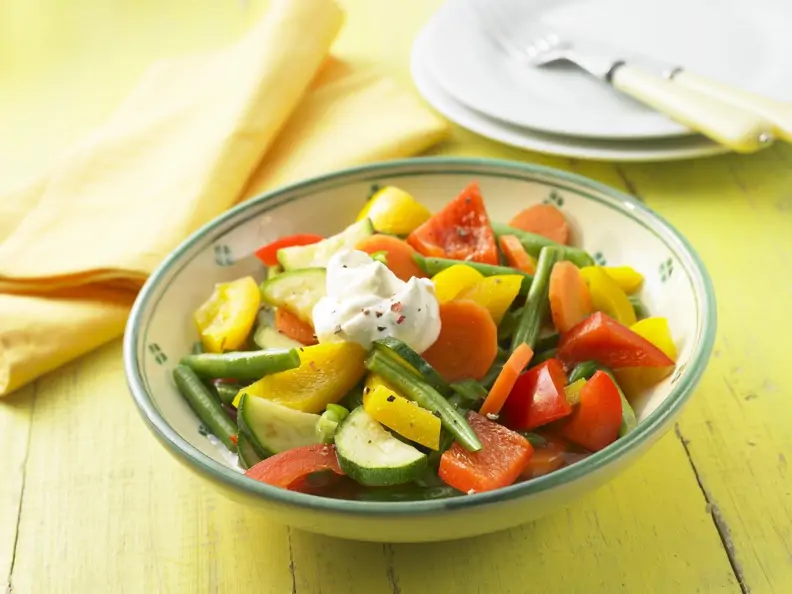 Zucchini-Paprika-Pfanne