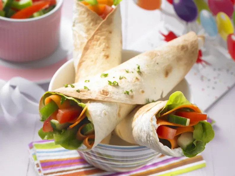 Rohkost-Wraps